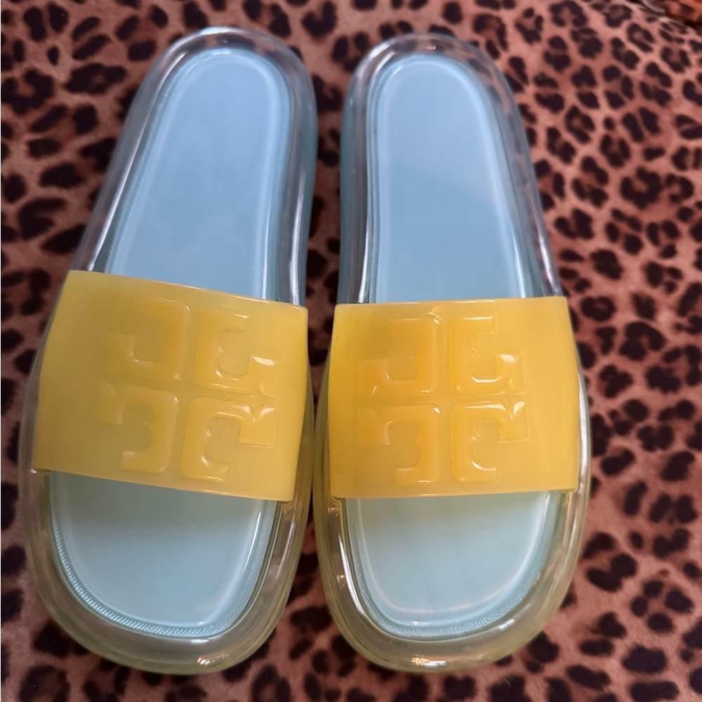 Tory Burch Bubble Jelly Slide Sandals